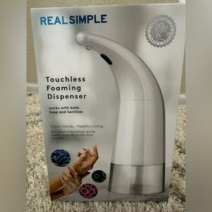 Real Simple Touchless Foaming Soap or Sanitizer Dispenser 
New In Box